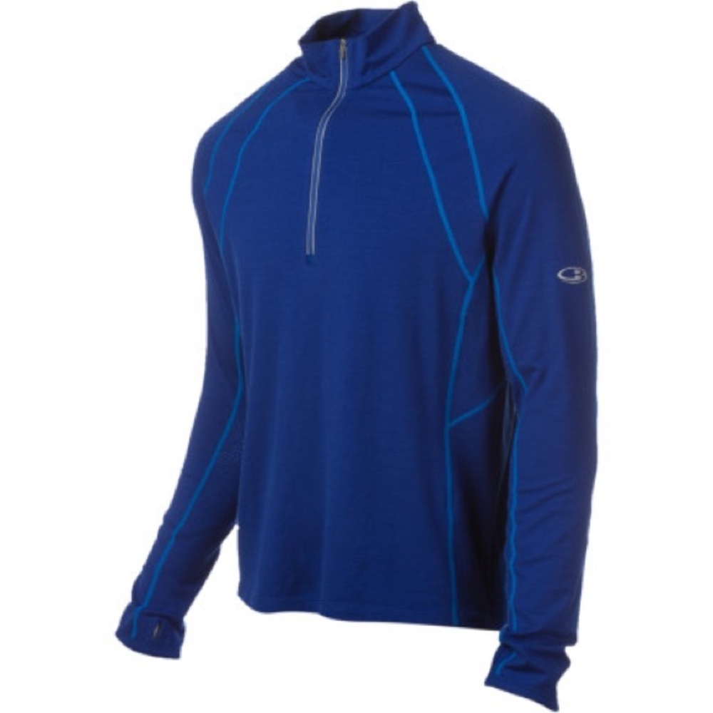 Icebreaker Blue Quest GT200 1/2 Zip Pullover Small